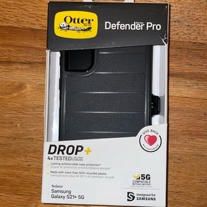 Otterbox Samsung S21+ 5G Black Case w/ Clip Holster